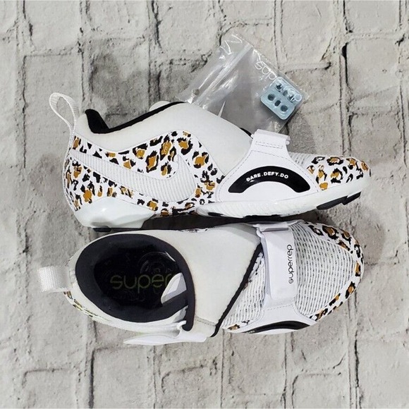 Nike SuperRep Cycling Shoes CJ0775 177 White Volt Print WOMENS SIZE 6.5 - Picture 5 of 8